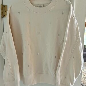 A New Day sequined cream Sweatshirt